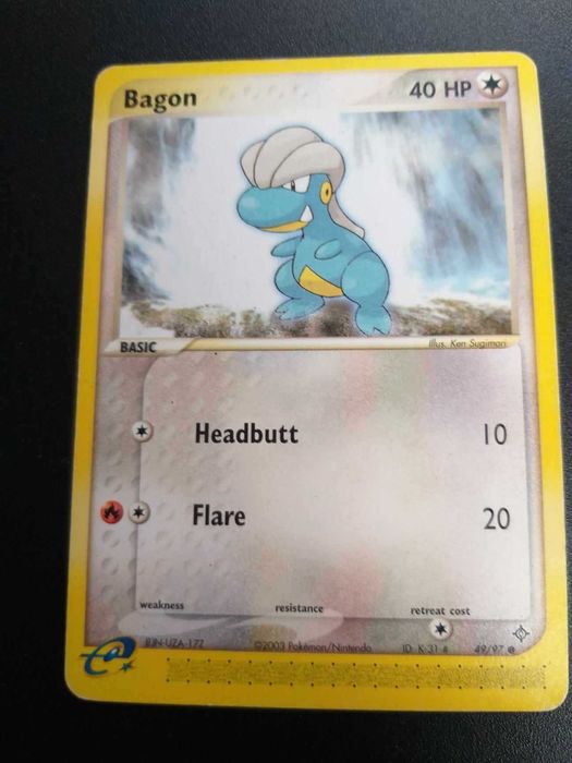 Pokemon Card -Bagon 40 HP