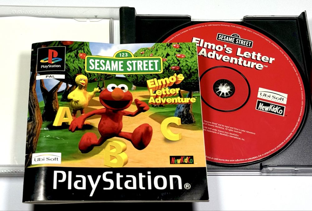 Sesame Street Elmo’s Letter Adventure Playstation 1 PSX