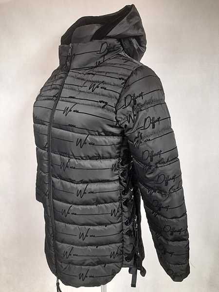 Desigual Piękny zimowy płaszcz damski L/XL