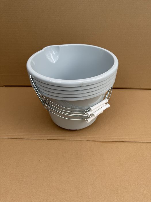 Wiadro plastikowe wiaderko z lejkiem 5 szt