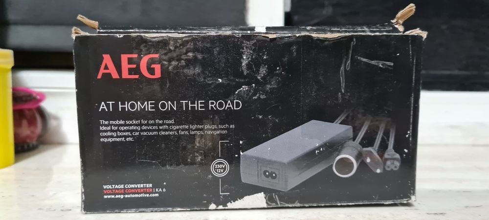 Przetwornica Napiecia AEG 12V/230W Nowa 89zl !