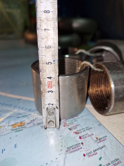 Муфта нержавіюча Ду40 (11/2).