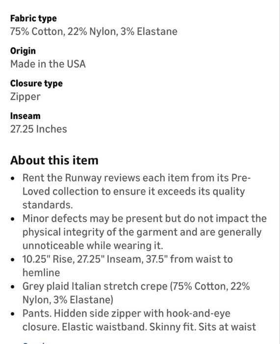 Штани rag&bone розмір 0 xs