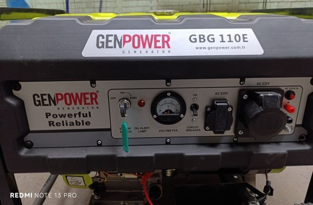 Оренда генератора Genpower gbg 110e/ 7квт