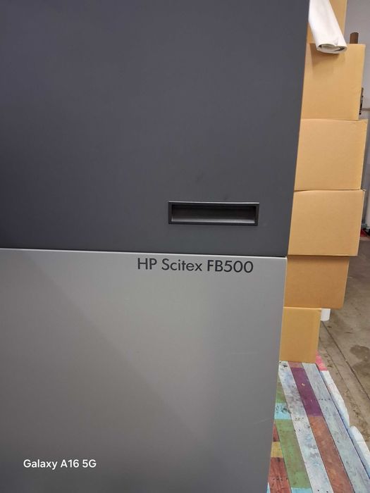 Maquina de corte e Vinco Mimaki CF3, e Impressora Hibrida HP 500
