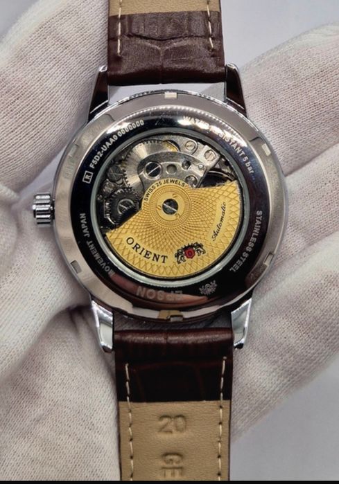 Relogio Orient automatico ,mecanismo vista + fases da lua ,lindo