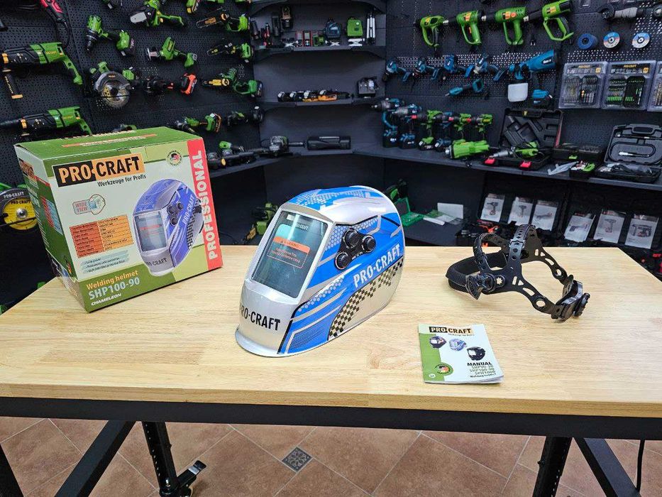 Сварочная маска Хамелеон Procraft с Широким углом обзора Гарантия