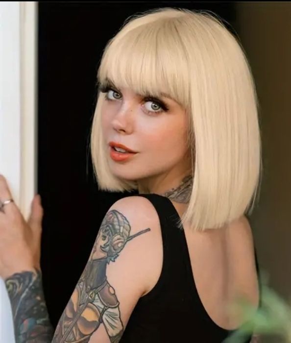 Peruka jasny blond