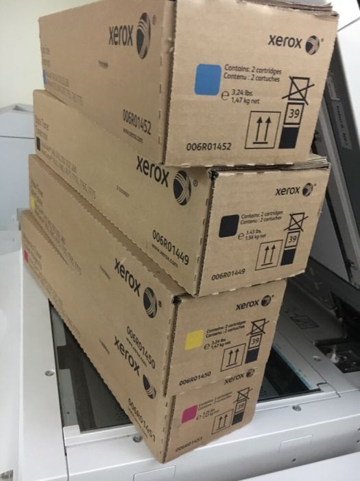 Xerox 250/252 550 Toners originais 7765 c60