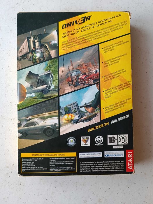 DRIVER 3 DRIV3R III PL PC Edycja Premierowa!