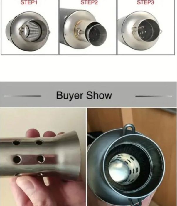 db killer 51/60mm заглушка на мотоцикл, флейта