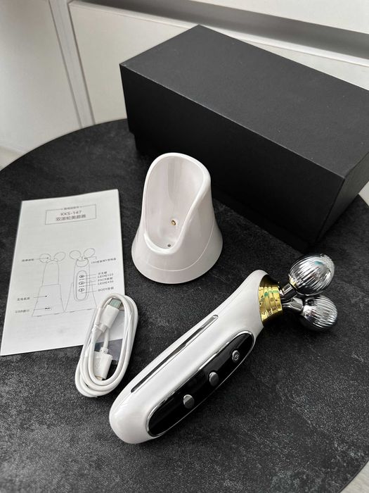 Новый Микротоковый роликовый массажер для лица KAKUSAN KKS