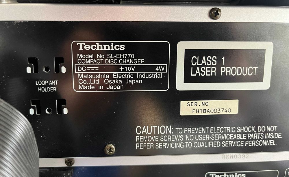 Technics EH770 duża wieża w systemie surround kompletny zestaw