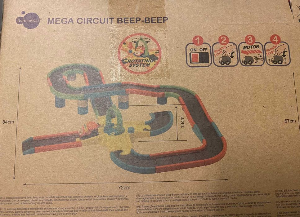 MEGA CIRCUIT BEEP BEEP - Imaginarium - NOVO (nunca foi aberto)