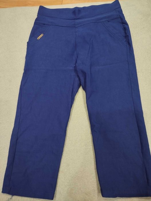 Getry damskie niebieskie 3/4