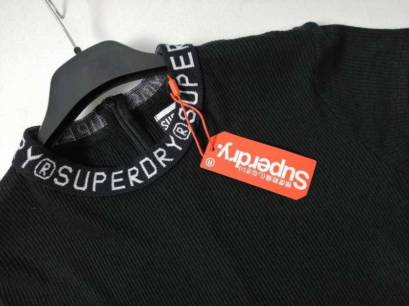 Новое облегающее платье миди с надписью Superdry