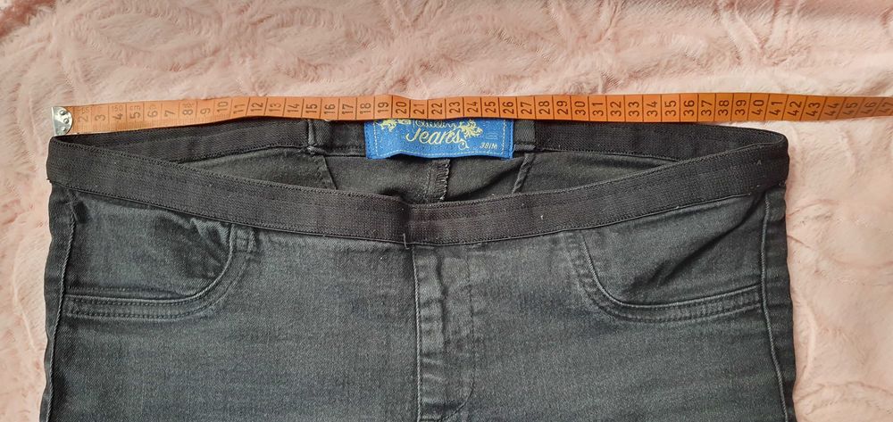 Damskie spodnie jegginsy jeansowe rozmiar 38