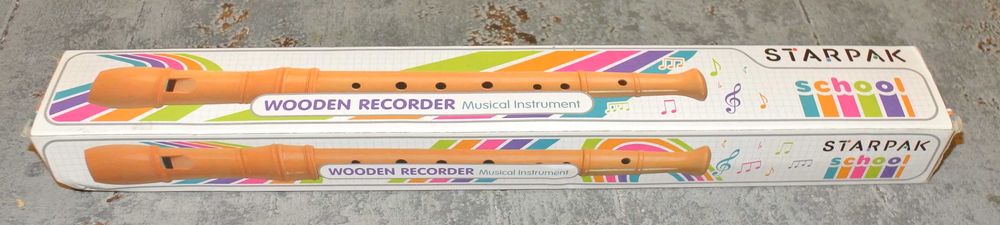 Flet drewniany prosty 8 otworów - STARPAK