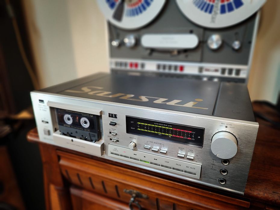 GORĄCA OKAZJA! Magnetofon Sansui  D 350 M  , po serwisie