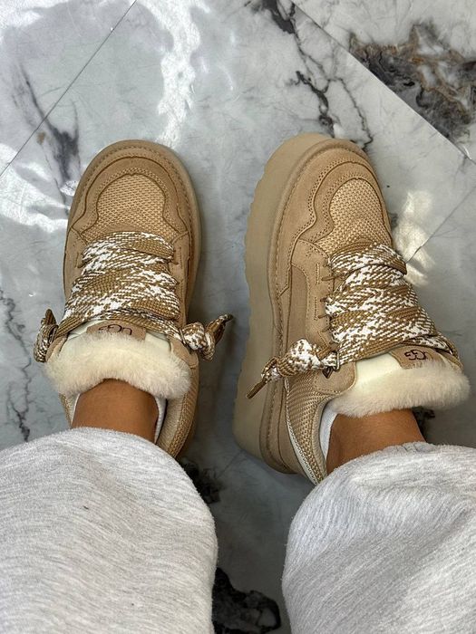 Уггі UGG Lowmel Sneaker Platform premium | Угги натуральные жіночі