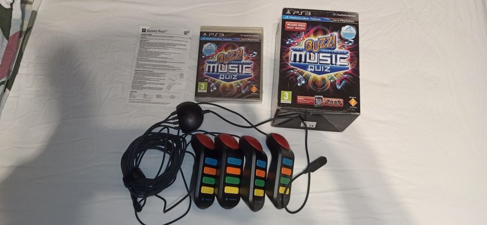 Gra PS3 PAL Buzz The Ultimate Music Quiz Angielska kolekcjonerska.
