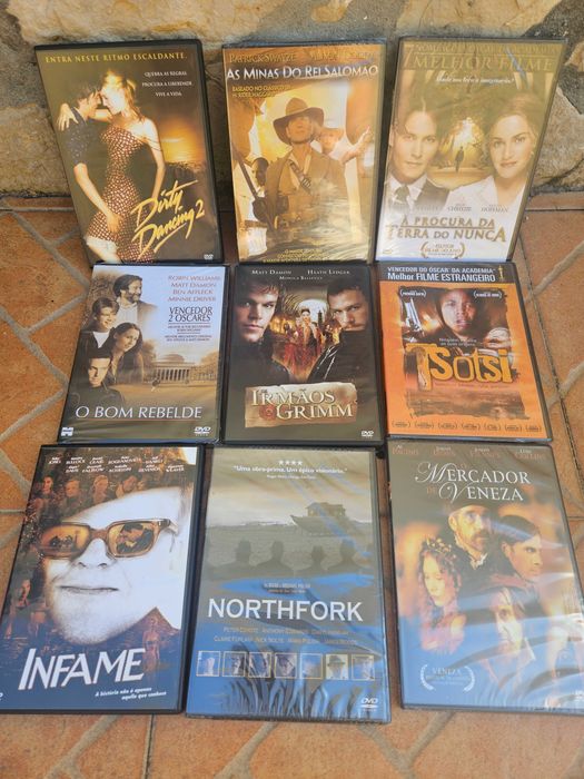 DVD's antigos novos