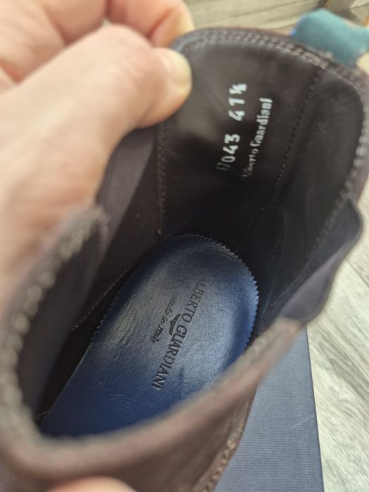 Продам черевики челсі Alberto Guardiani розмір 41,5 в гарному стані