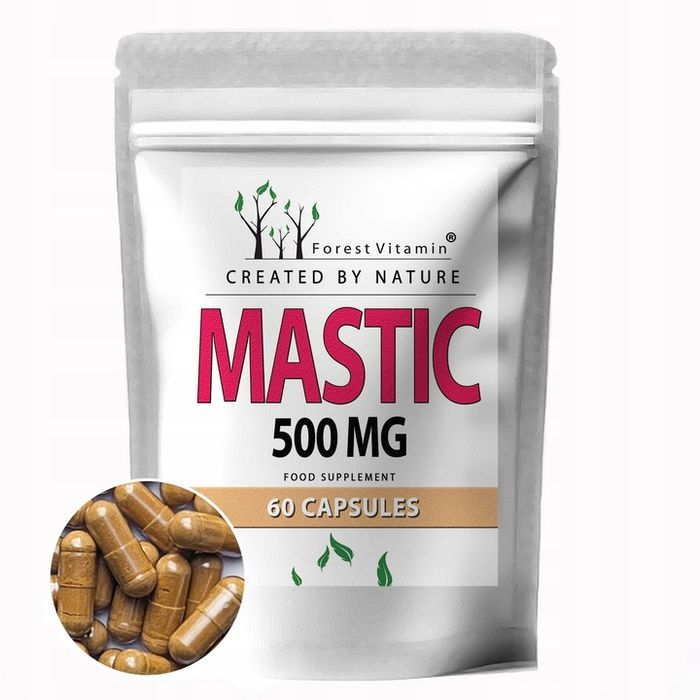 mastika 500mg 60kaps wrzody żołądka mastica zgaga pistacia lentiscus vege