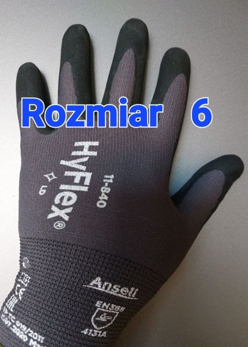Rękawice HyFlex 11-840 roz.6, par 10