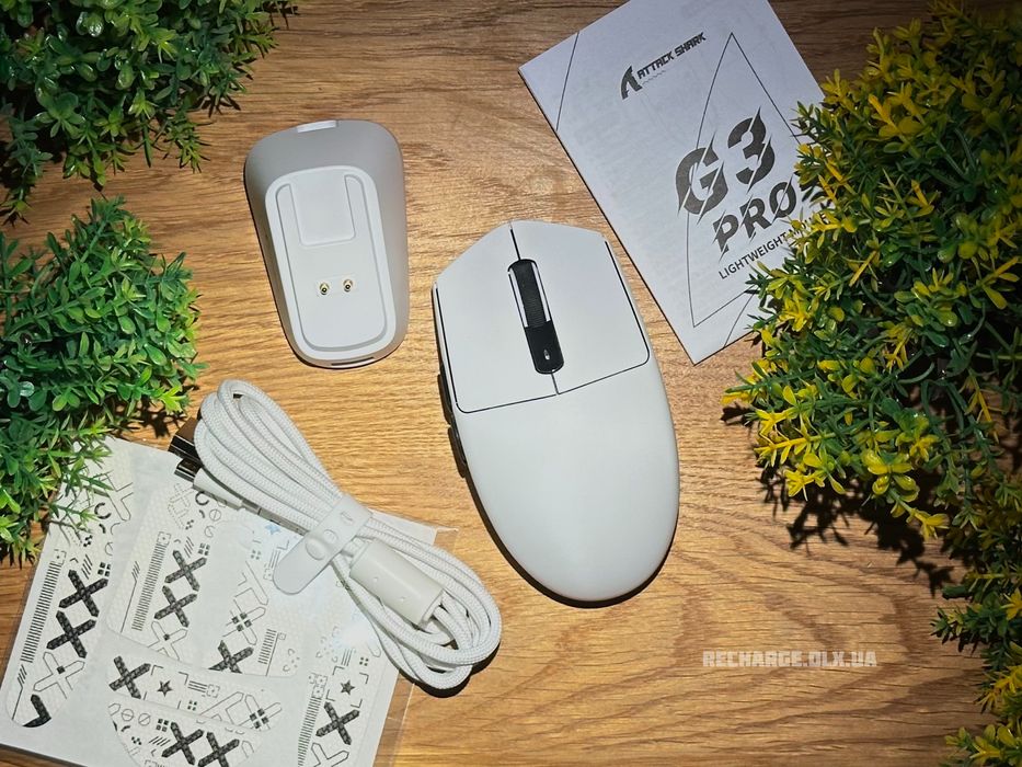 НОВІ Attack Shark G3 PRO 25000 DPI Wireless | ІГРОВА БЕЗДРОТОВА Мишка