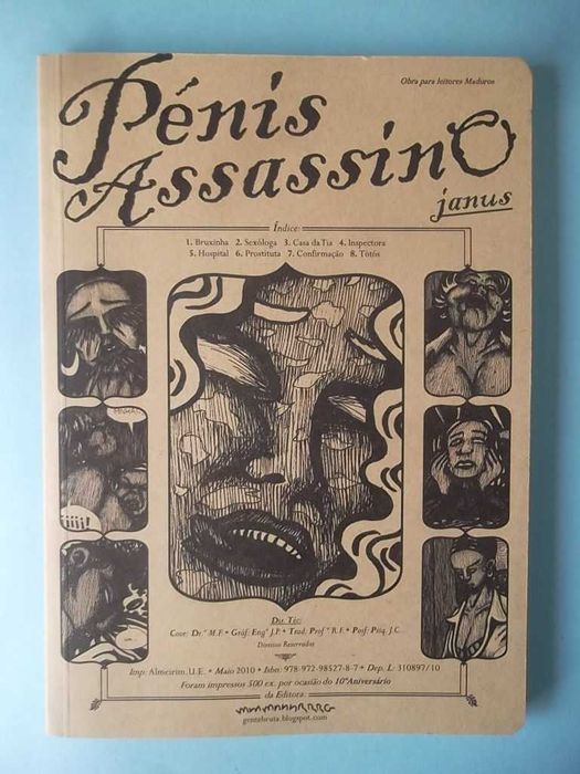 Autores portugueses BD. Janus, Pedro Burgos, Pedro Zamith e outros.