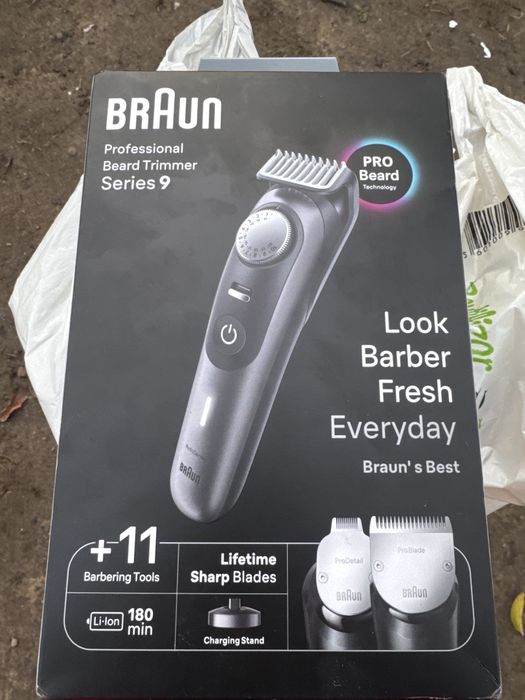 Braun Series 9 preta