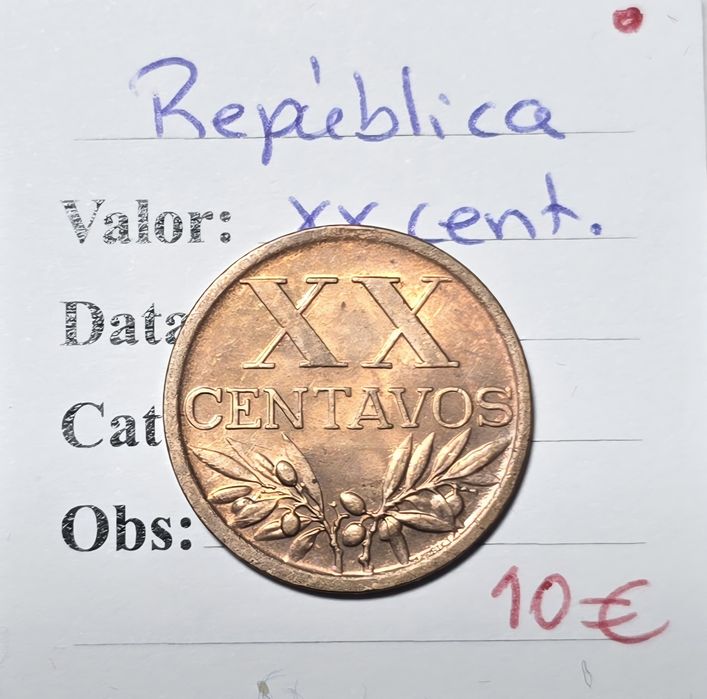 XX centavos 1943 bela