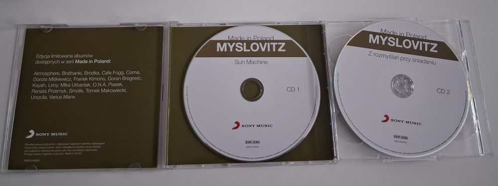 Myslovitz Made In Poland (Sun Machine/Z Rozmyślań Przy Śniadaniu  2CD