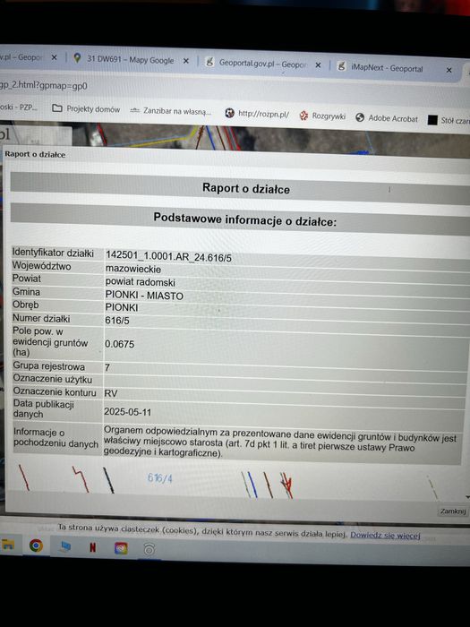 Działka budowlana Pionki ul. Hallera –675 m² –media w drodze!