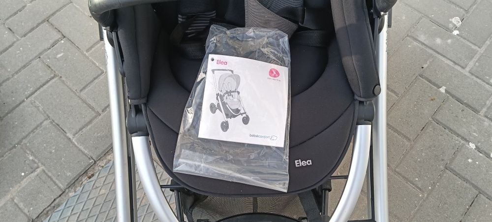 Trio Carrinho Bébé Confort Elea + Ovo Pebble Plus + Capas de Chuva (Completo)