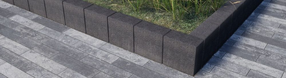 Obrzeże palisadowe, dekoracyjne TREO 8x30x50 cm POLBRUK PROMOCJA rando