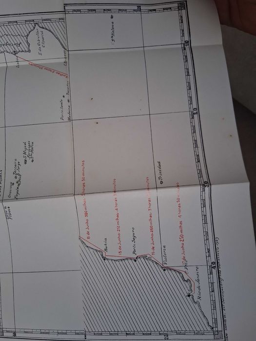 Relatório da viagem aérea Lisboa Rio de Janeiro