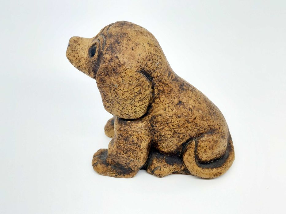 Pies Figurka ceramiczna ciężka na taras ogród wys.11cm kolekcje
