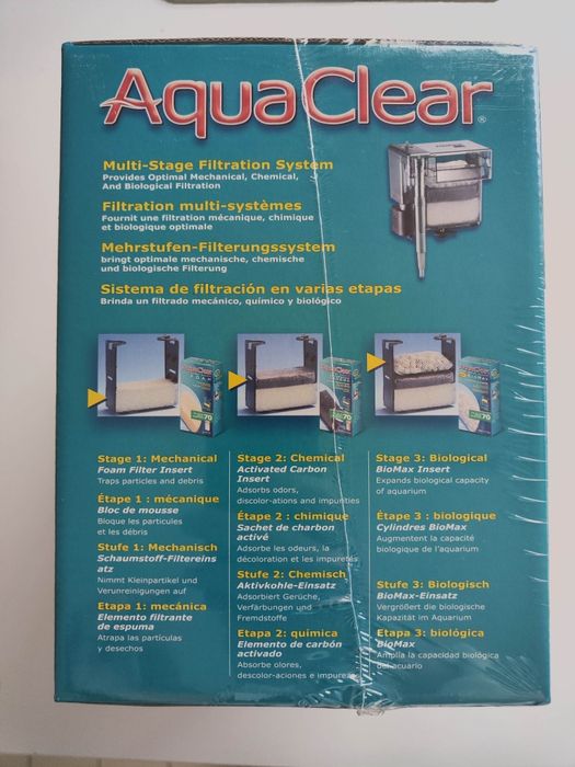 Filtro de cascata aquário AquaClear 70