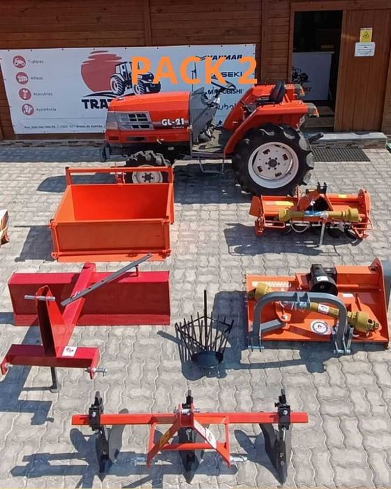 Pack Verão Kubota GL-21 4X4 + 6 ALFAIAS