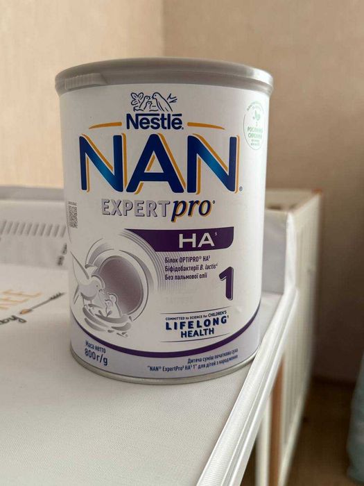 Дитяча суміш NAN ExpertPro HA 1 гіпоалергенна, 800 г