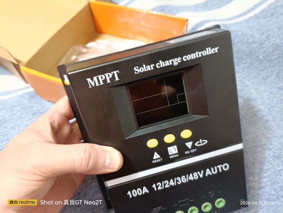Солнечный Контроллер MPPT + PWM, 100Ампер Ture MPPT.