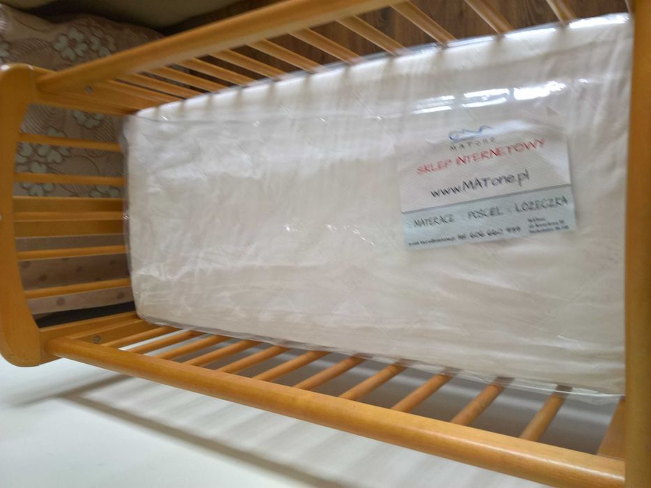 Łóżeczko dziecięce kołyska drewniane