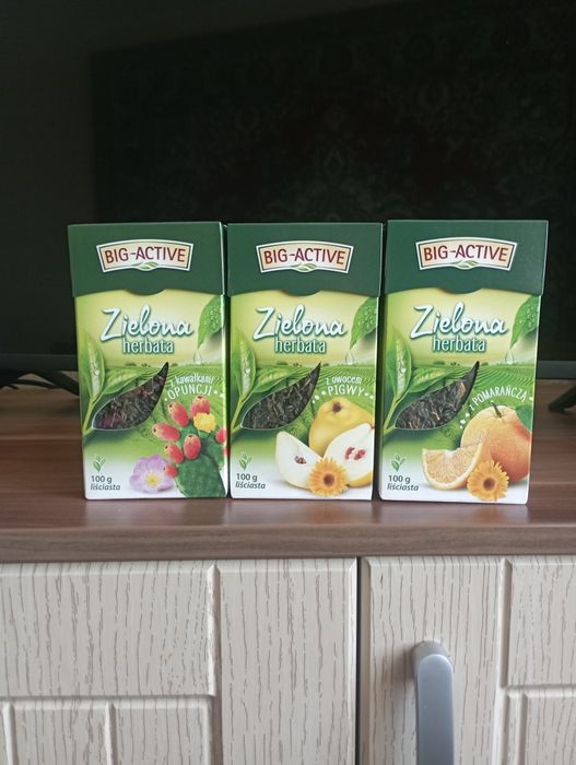 Чай зелений і чорний Big Active