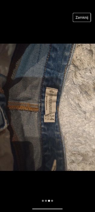 Krótkie spodenki Stradivarius nowe wysoki stan
