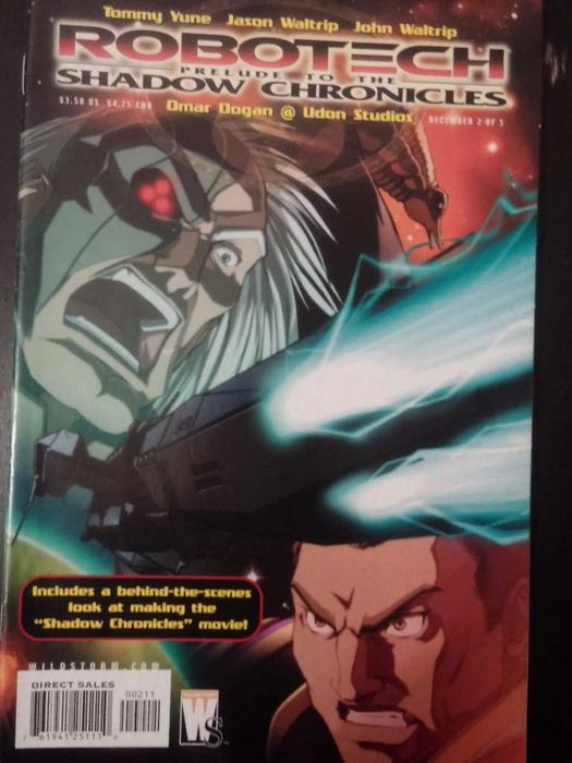ROBOTECH Prelude to the Sh 1-5; komplet; WildStorm