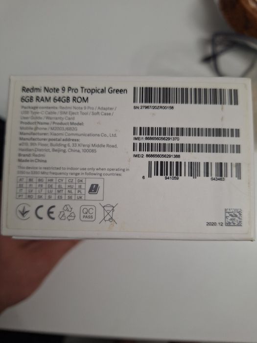 Xiaomi Redmi Note 9PRO