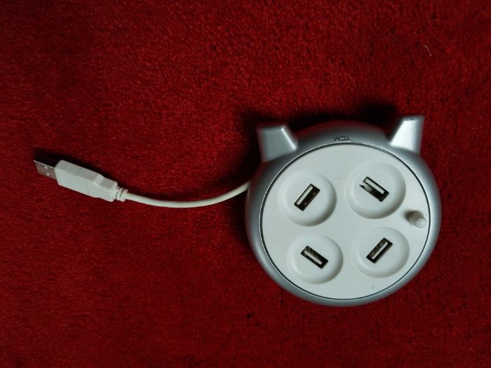 Adapter przejściówka rozdzielacz Hub Tchibo TCM z regulowaną długością