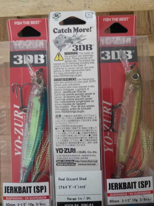 Yo-zuri 3DB Jerkbait 90